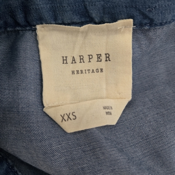 Cute Chambray Shirt Dress - Picture 2 of 8